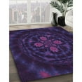 thumbnail image 2 of Ahgly Company Indoor Rectangle Patterned Deep Purple Area Rugs, 7' x 9', 2 of 6