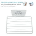 thumbnail image 4 of LOLIPPYY 1pc Bathroom Soap Holder with Punch Design, Easy Install Draining Rack, Space-Saving Soap Storage Solution, 4 of 8