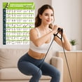 thumbnail image 1 of WUSUOWEI 1PC Elastic Band Workout Chart,Fitness Instruction Wall Poster,Full Body Training Visual Aid,Flexibility and Toning Program Print | Studio Club Exercise Planning for Men Women, 1 of 8