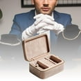 thumbnail image 4 of Caja organizadora de joyas de doble capa, caja de almacenamiento de joyas de regalo portátil para collares, viajes, cumpleaños, de San Valentín, m , Salvador  Organizador de joyas, 4 of 7