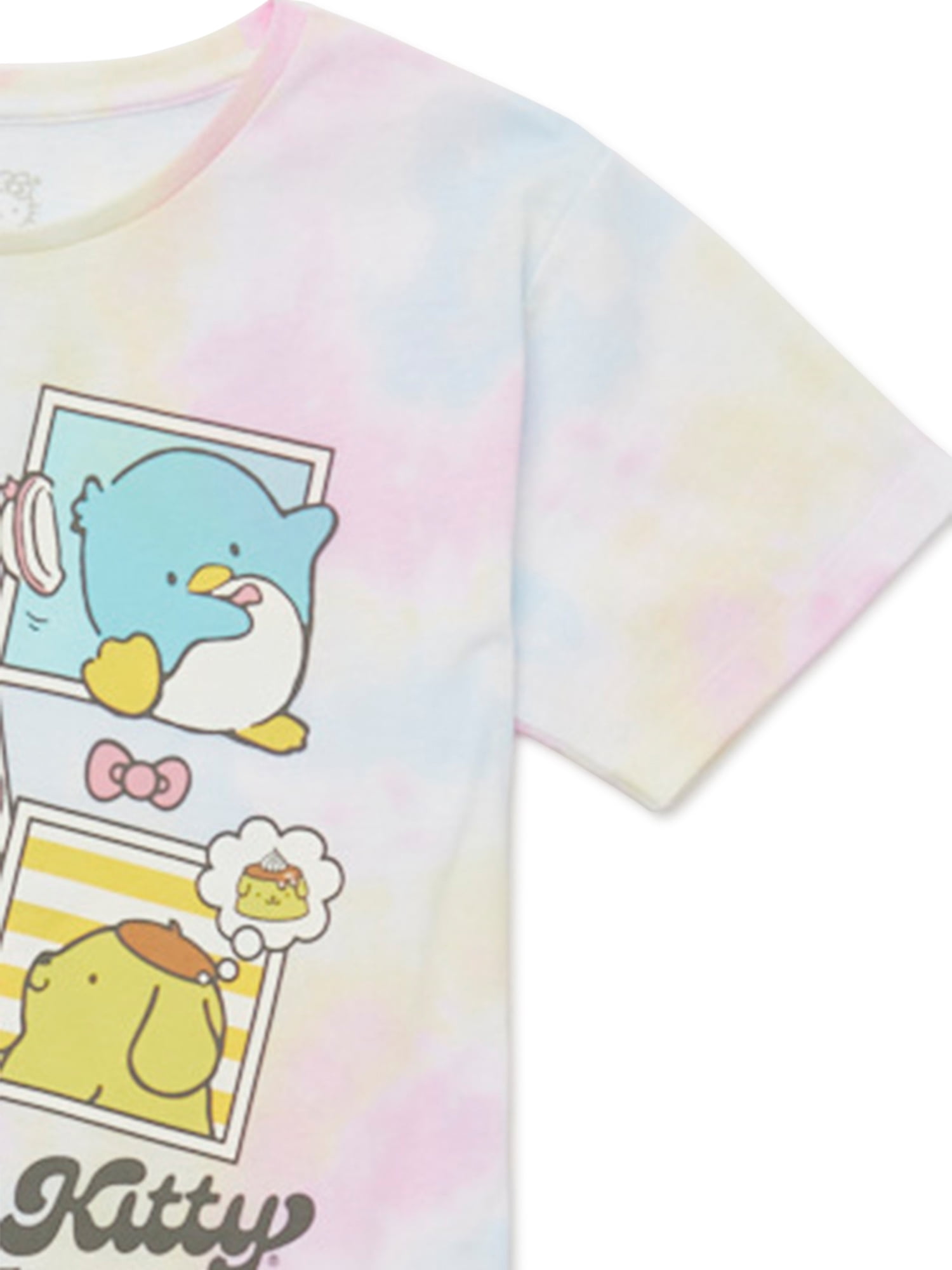 Hello Kitty and Friends Girls Short Sleeve Graphic T-Shirt, Sizes 4-16