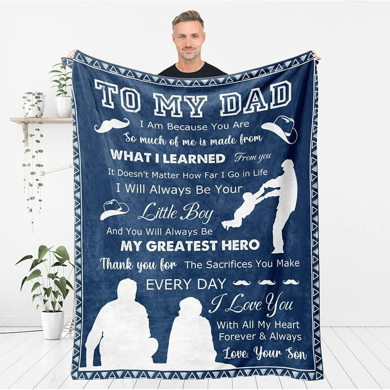 Gifts for Dad, Dad Birthday Gift Blanket, Dad Gifts, Birthday