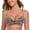 Leopard, variant on Women's Push Up Twisted Front Underwire Bikini Top Bathing Suit Top Size S