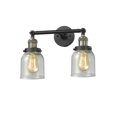 thumbnail image 1 of Innovations 2-LT LED Small Bell 16" Bathroom Fixture - Black Antique Brass - 208-BAB-G54-LED, 1 of 1