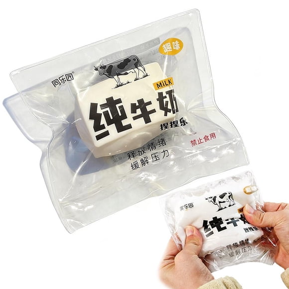Sac à Lait Jouet Squishy à Remontée Lente Boue Aqueuse Sensation Collante Simulation Décompression Jouet Anti-Stress