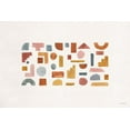 thumbnail image 2 of Audit, Lisa 24x17 White Modern Wood Framed Museum Art Print Titled - Shapes and Forms 01, 2 of 4