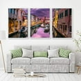 thumbnail image 2 of IDEA4WALL 3 Piece Framed Canvas Wall Art for Living Room, Bedroom Italy City Landscape Canvas Prints for Modern Home Decoration Ready to Hang, 2 of 4