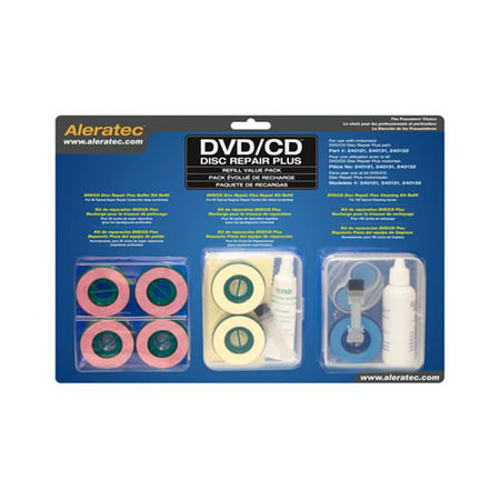 Aleratec Dvd/cd Repair Plus Refill Value Pack - Repair Kit