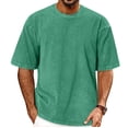 thumbnail image 1 of Camiseta ADOREJOY XL oversize vintage lavada verde claro, 1 of 9