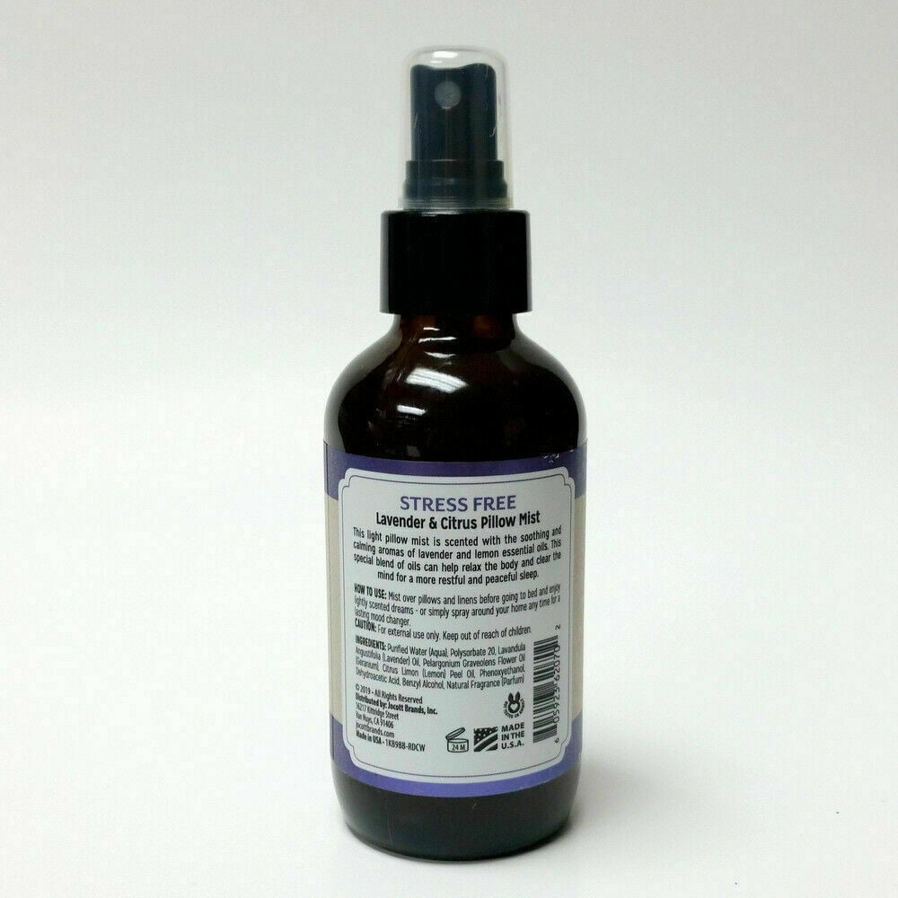 NATURE LOVE Lavender Citrus Aromatherapy Pillow Mist Calming Night time Spray for Sleep Linens 4oz Stress Free Walmart