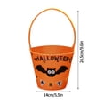 thumbnail image 3 of Decoración de Halloween Decoraciones de Halloween Bolsa de dulces de Halloween Bolsa de Cushaw de araña 3D Cubo de tela portátil Bolsa de dulces para niños(Buy 2 Get 1 Free), 3 of 6