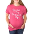 thumbnail image 2 of Growing My Valentine Valentines Day Pregnant Pregnancy Announcement Shirt (Dark Pink, Large), 2 of 5