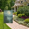 thumbnail image 2 of Yayeee Garden Flag 12" x 18" Double Sided Outdoor Yard Lawn Holiday Decorations, Forest House, 2 of 6