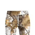 thumbnail image 4 of Grblisyd Girls Uniform Pants Kids Stretchy Elastic Waist Camo Maple Leaf Print Flare Pant with Pockets for 5-15 Years, 4 of 6
