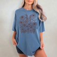 thumbnail image 4 of Comfort Colors Vintage Pressed Flower T-Shirt – Boho Cottagecore Botanical Wildflower Tee, Gardener Gift Floral Shirt, 4 of 8