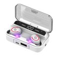 thumbnail image 1 of Auriculares Bluetooth 5.1 True Wireless Stereo con control táctil Abanopi Blanco, 1 of 5