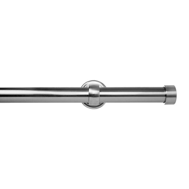 Tailor & Taylor 1 Inch Decorative Curtain Rod with Metal End Cap Finials, 96 inches Width Windows Rod with Y Style Bracket for Living Room, Kitchen and Windows
