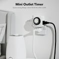 thumbnail image 5 of Century Mini Indoor 24-Hour Mechanical Outlet Timer, 2 Prong, 2-Pack, 5 of 8