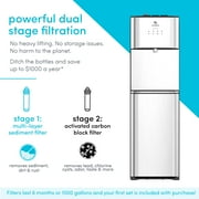 Avalon Bottom Loading Stainless Steel Water Cooler with Filtration, 3 Gallon Capacity