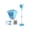 Blue, variant on Automatic Standing Bubble Machine, LED Musical Lawn Lamp, Outdoor Battery Powered Bubble Maker with Light & Music, Perfect for Wedding Parties & Birthday Gifts