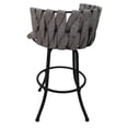 thumbnail image 2 of Metalona 30" Metal Bar Stool - Mojave Grey - Black Base, 2 of 3