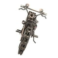 thumbnail image 2 of Emoshayoga Modelo De Motocicleta - Modelo De Motocicleta Vintage Regalo Creativo Modelo De Motocicleta con Cadena De Metal Decoraciones De Escritorio para El Hogar, 2 of 5