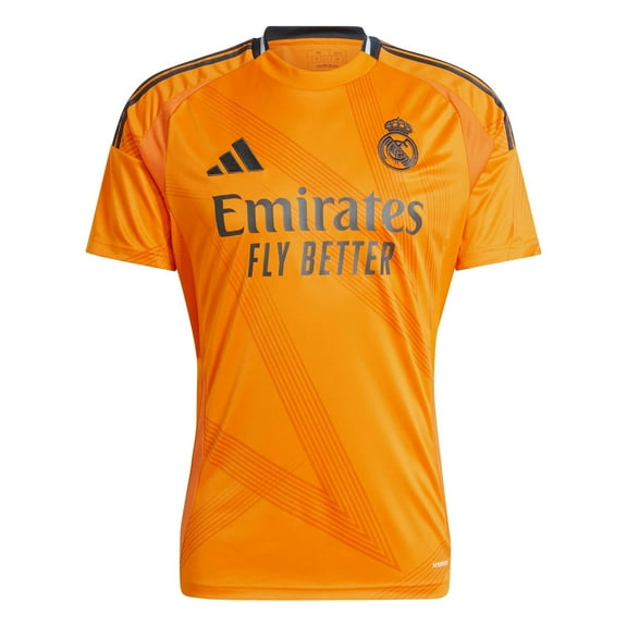 adidas Real Madrid Men’s Stadium Away Jersey 2024/25 (US, Alpha, XX-Large, Regular, Regular, Crew Orange)