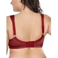 thumbnail image 3 of Bra Deyllo Minizer 44D para mujer, cobertura total, talla grande, color rojo, 3 of 7