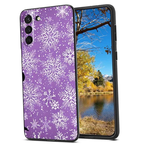 Christmas-Snow-84 Phone Case, Degined for Samsung Galaxy S22 Case Men Women, Flexible Silicone Shockproof Case for Samsung Galaxy S22