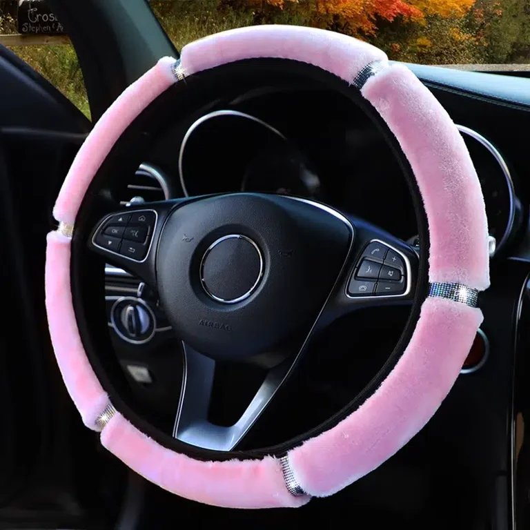 Pink steering wheel cover walmart online