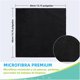 thumbnail image 2 of Paños de Limpieza de Microfibra, 12 Piezas, Reutilizables, Toallas Multiusos Super Absorbente, Trapos de Limpieza para el Hogar, Cocina y Automóvil (Negro), 2 of 4