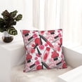 thumbnail image 6 of Fuzoiu Makeup Print Square Pillow Cover,Hidden Zipper Design,Luxury Square Pillow Case, Throw Pillow,Couch Cushion-20"x20", 6 of 7