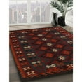 thumbnail image 2 of Ahgly Company Indoor Square Traditional Chocolate Brown Southwestern Area Rugs, 6' Square, 2 of 6