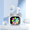 White, variant on Wireless Earbuds with Smart Touchscreen Charging Case, Bluetooth In-Ear Headphones with Built-in Mic, Noise Reduction, LED Display and Music Control