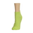 thumbnail image 4 of MeMoi Textured Striped Cotton Blend Anklet Socks - Womens - Female, One Size, White, 4 of 6