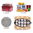 thumbnail image 4 of FORMRS Reusable Lunch Bag for Work School Leakproof Insulated Cooler with Adjustable Shoulder Strap, Orange Circle, 4 of 6