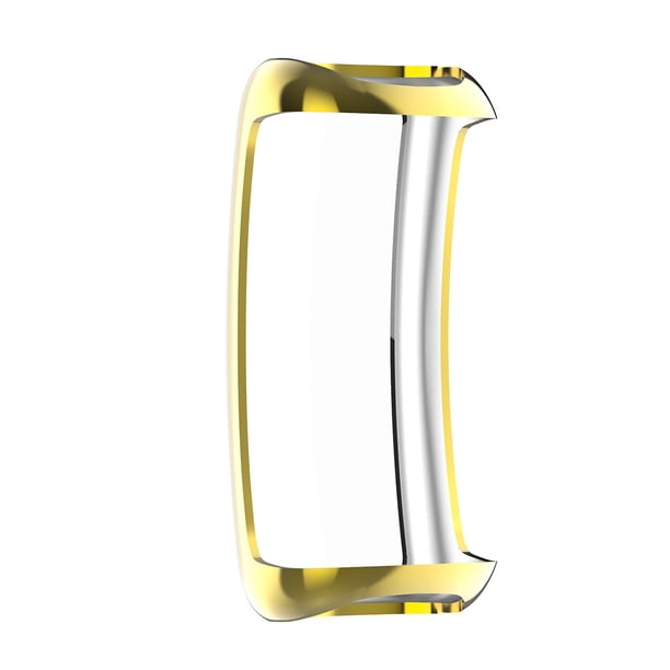 Watch Case Soft TPU Bumper Cover All Inclusive para Fitbit Inspire 3 Gold