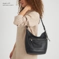 thumbnail image 2 of Bolso Hobo The Sak Sequoia Leather negro para mujer, 2 of 8