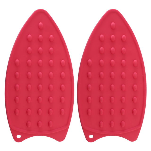 2 Pcs Tapis de Protection Épais en Silicone pour Fer, Tapis de Repos Imperméable, Tapis de Repassage Antidérapant