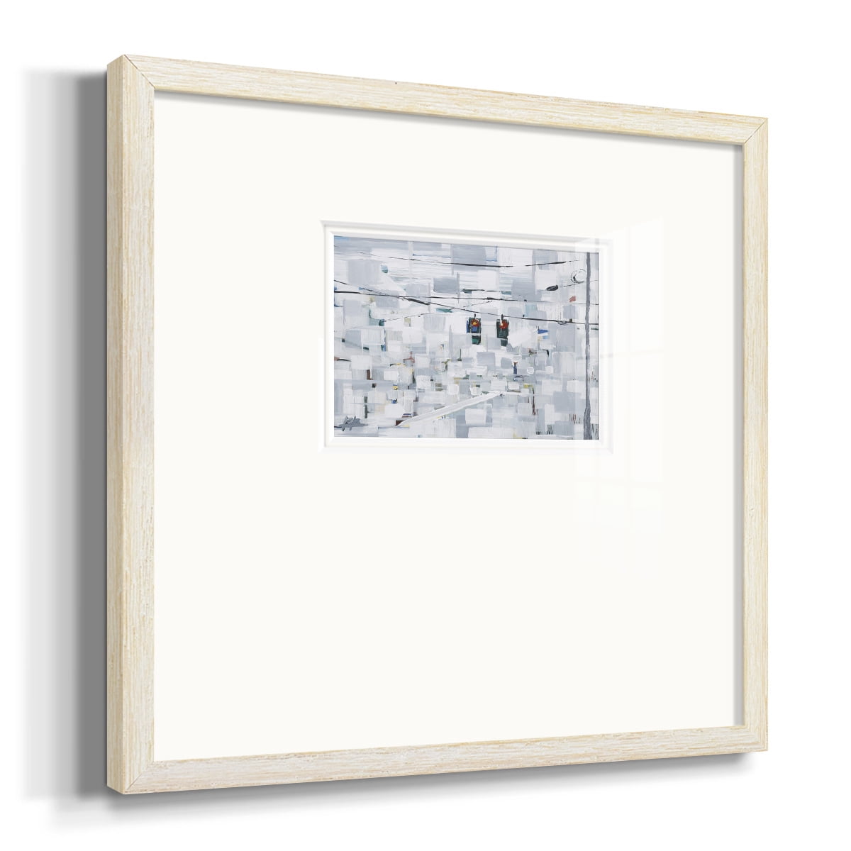 Stop on WhitePremium Framed Print