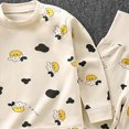 thumbnail image 4 of NOLDARES Boys Pajamas Set Kids Long Sleeve PJs Cotton Jammies(M293-Khaki), 4 of 4