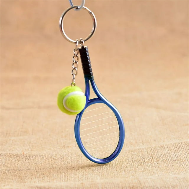 Tennis Keychain Miniature Sport Enthusiast Collectible Accessory For Players And Fans Unique Design