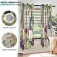 thumbnail image 3 of Yayeee Window Curtains Set of 2 for Living Room Light Filtering 63"x42", Grape Wine, 3 of 7