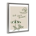 thumbnail image 2 of Stupell Industries Coastal To Do: Live In The Moment Gray Floating Frame Canvas Art, 25 x 31, by The Prints Vibe, 2 of 8