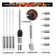 thumbnail image 4 of Kit Accesorios Y Utensilios Para Bbq Carne Asada 18 Piezas Xtellar plateado, 4 of 4
