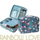 thumbnail image 2 of coreano bolsa de maquillaje organizador bolsa de cosméticos de viaje artículos de tocador bolsas impermeable cremallera oxford tela flores artículos de tocador bolsa de cosméticos de almacenamiento, 2 of 4