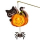 thumbnail image 2 of Linterna de Calabaza de Halloween Macarena Luz LED Decorativa 18 cm x 23 cm, 2 of 8