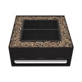 thumbnail image 5 of Afuera Living Contemporary Steel Metal Wood Burning Fire Pit in Black, 5 of 9