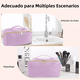 thumbnail image 3 of Cosmetiquera De Viaje, Bolsa De Neceser De Gran Capacidad morado, 3 of 4