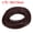 Dark Coffee, variant on 20 Yards 3mm Round Leather Cord Lacing String for DIY Crafts, Grass Green